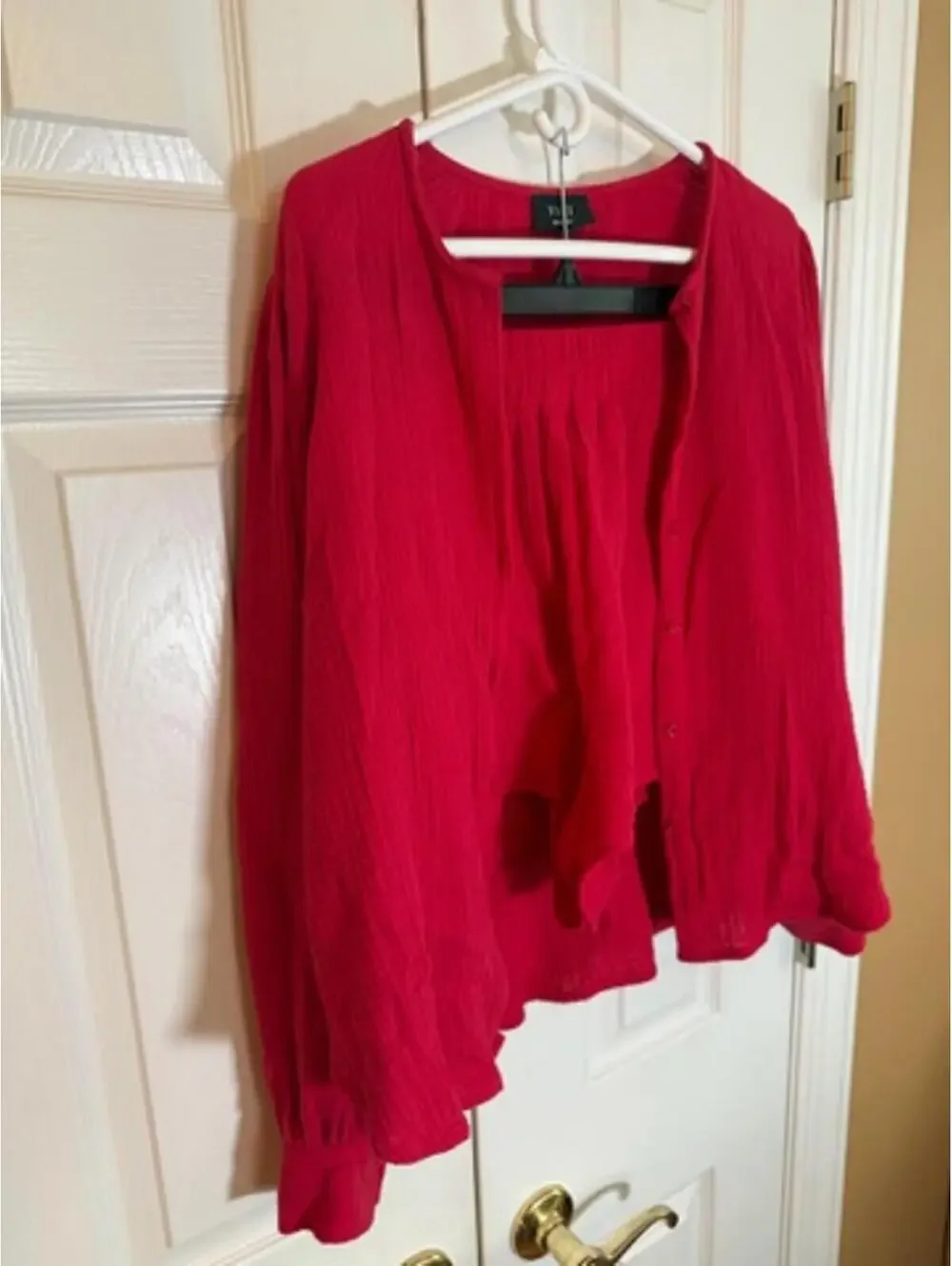 VICI 2 Piece Matching Gauze Cotton Lounge Set Red